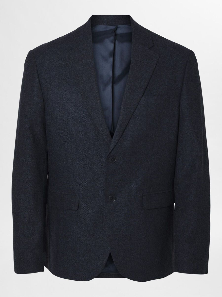 SELECTED HOMME Wool Suit Jacket 444 NAVY