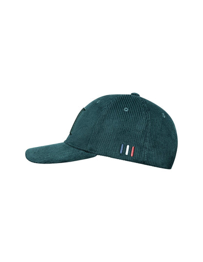 LES DEUX Corduroy Baseball Cap GREEN