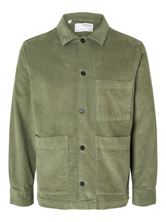 Cord Overshirt Green