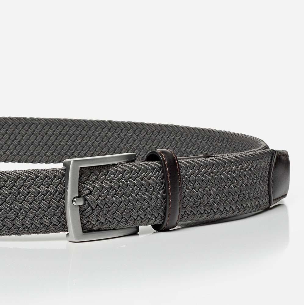 MONTI Woven Stretch Belt GREY