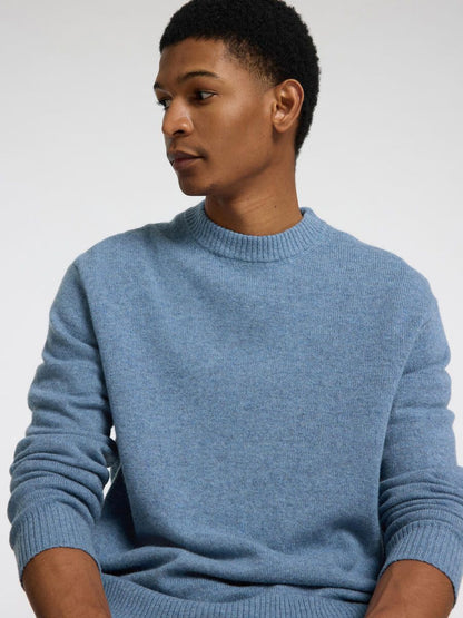 SELECTED HOMME Wool Pullover BLUE