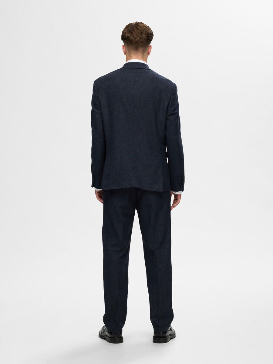 SELECTED HOMME Wool Suit Jacket 444 NAVY