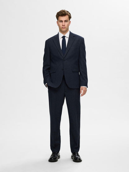 SELECTED HOMME Wool Suit Jacket 444 NAVY