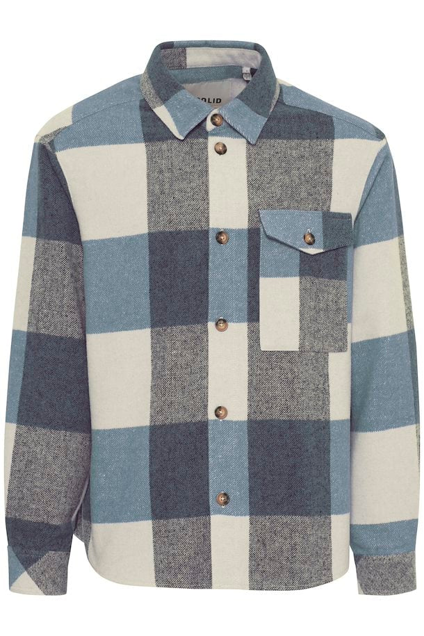 OVERSHIRT Check BLUE