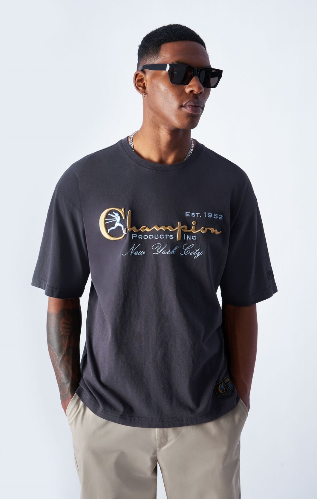 CHAMPION T Shirt BLACK