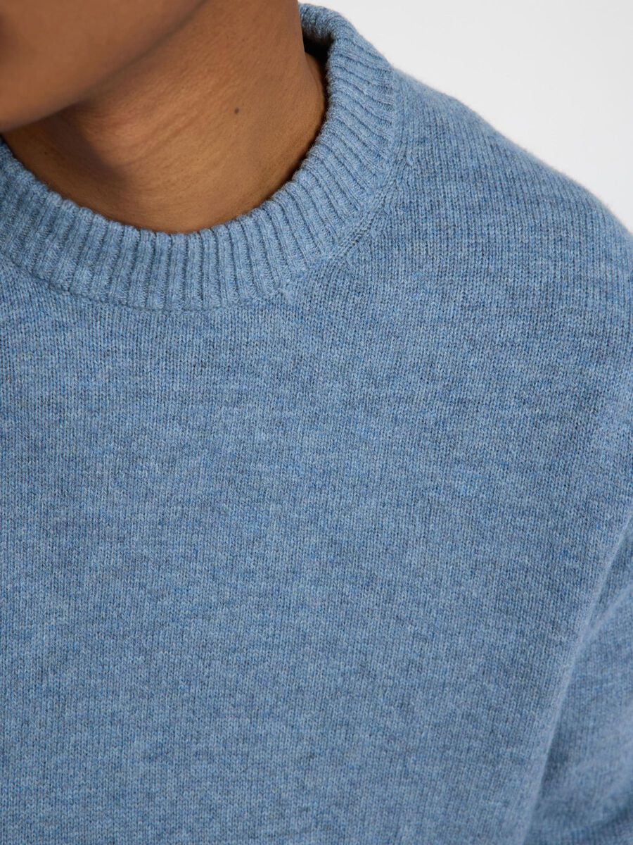 SELECTED HOMME Wool Pullover BLUE