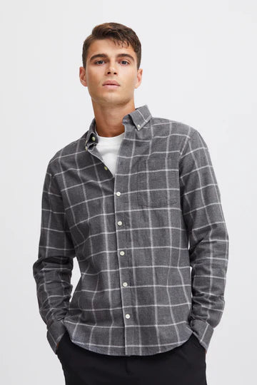 CASUAL FRIDAY Check Shirt GREY