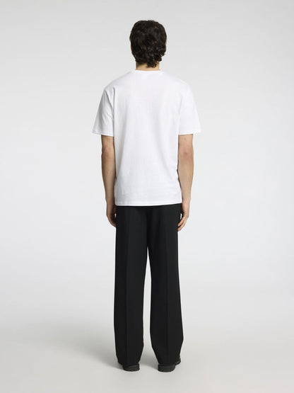 SELECTED HOMME Print T Shirt WHITE