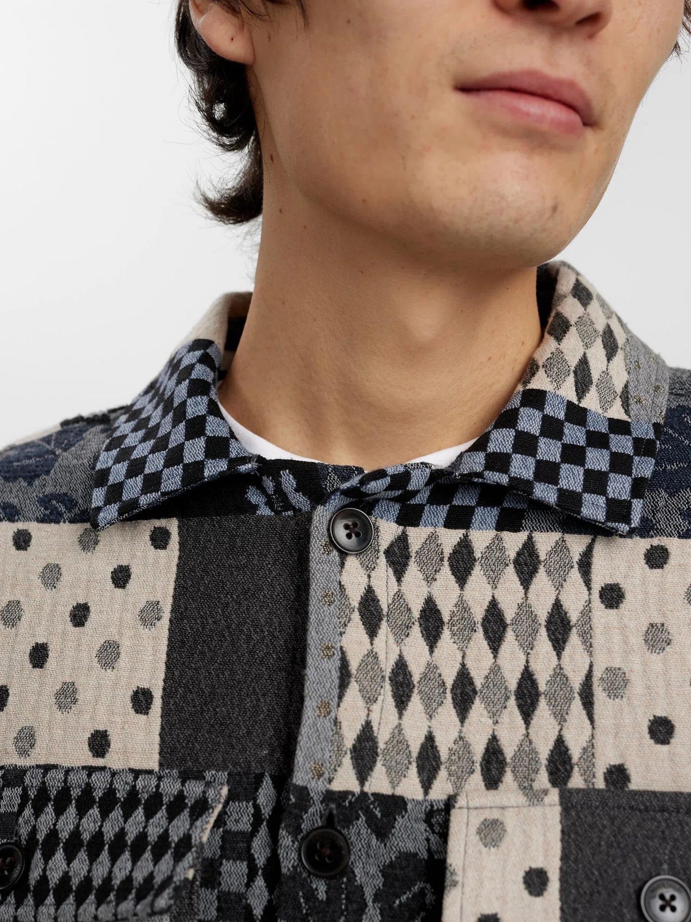 ANERKJENDT OSCAR PATCHWORK OVERSHIRT