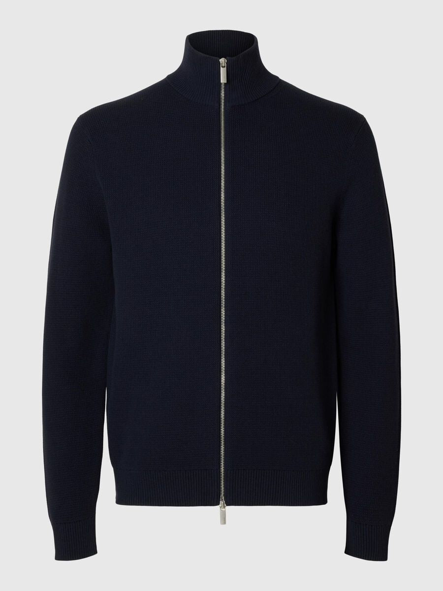 SELECTED HOMME Full Zip Jumper NAVY