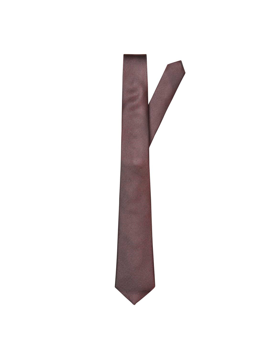 SELECTED HOMME Texture Tie RUM RAISIN