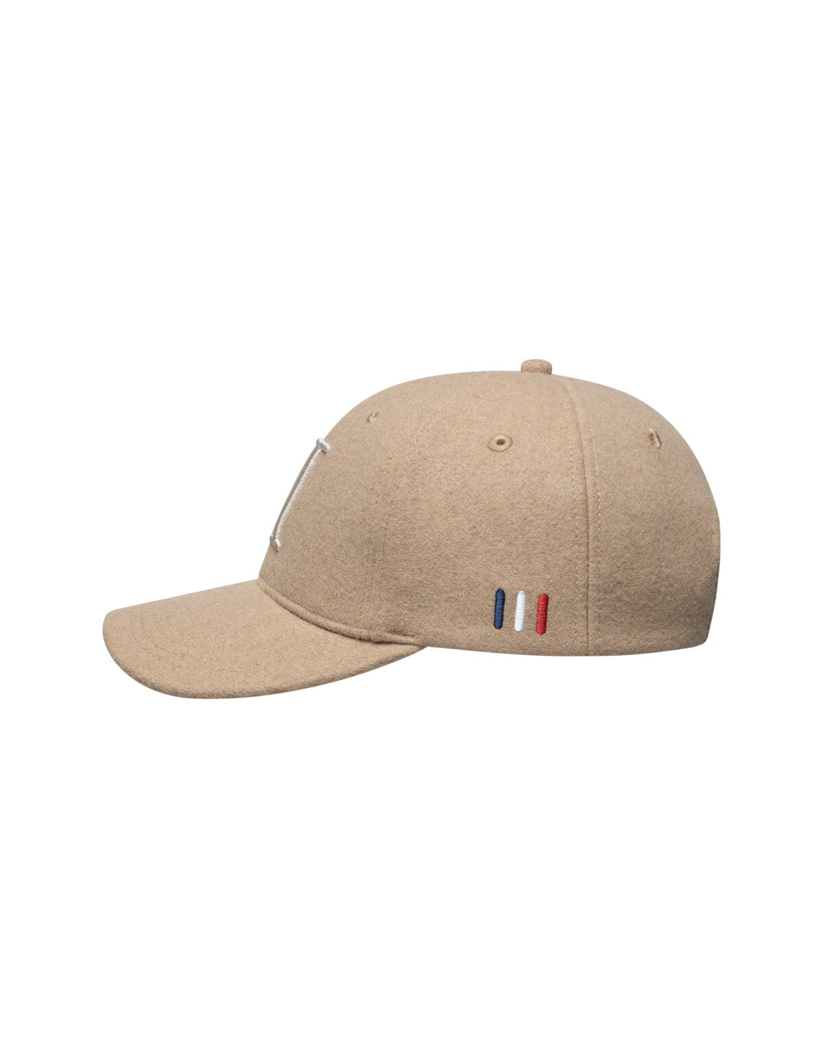 LES DEUX Wool Baseball Cap SAND