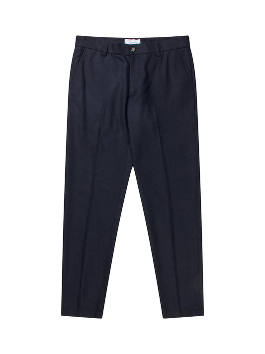 LES DEUX Como Reg Wool Suit Pants NAVY