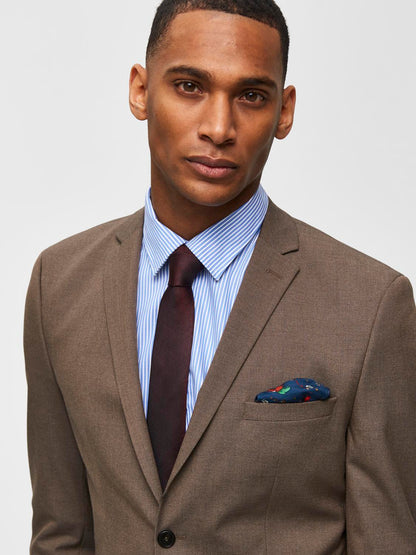 SELECTED HOMME Texture Tie RUM RAISIN