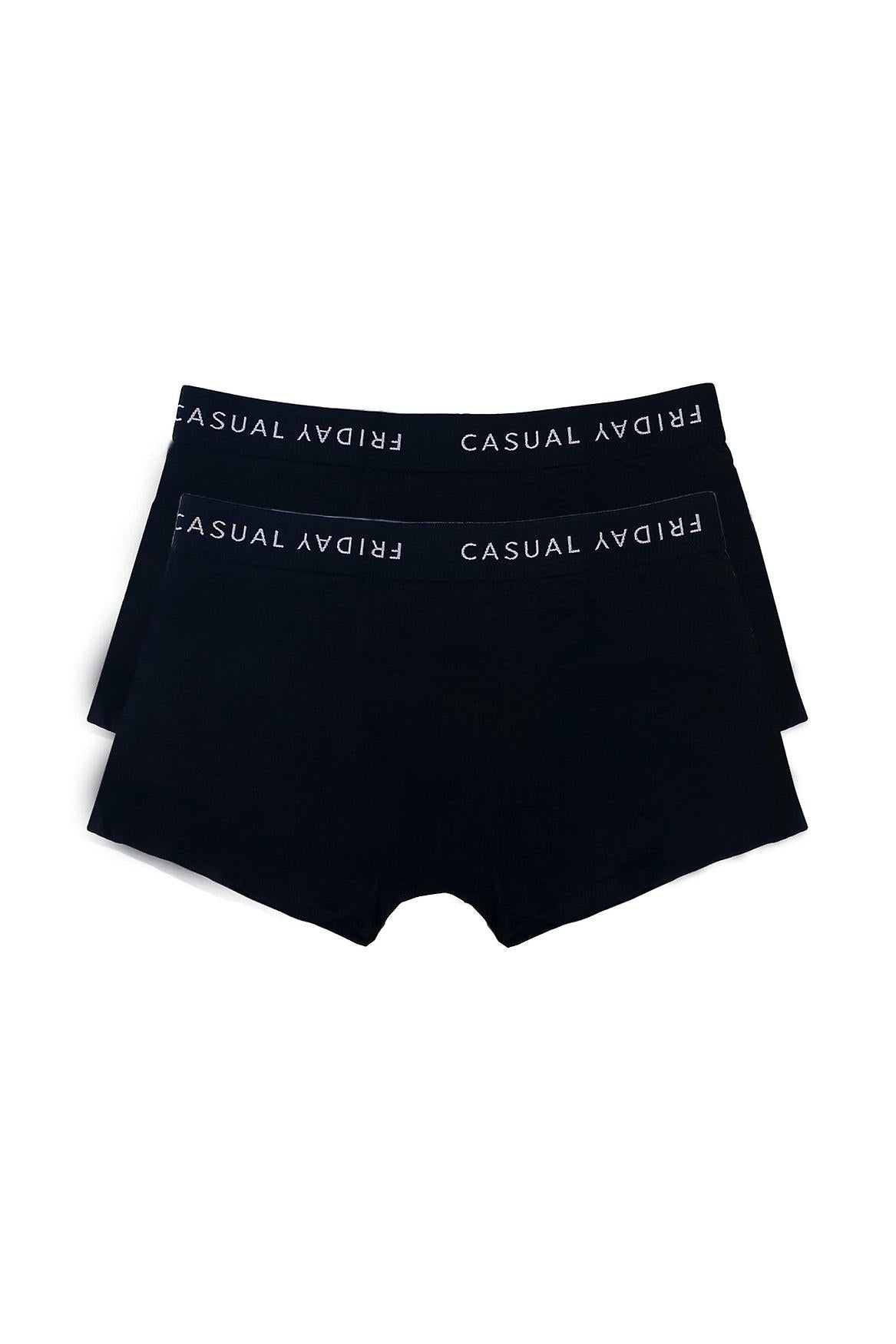 CASUAL FRIDAY 2PK BAMBOO UNDERWEAR BLACK