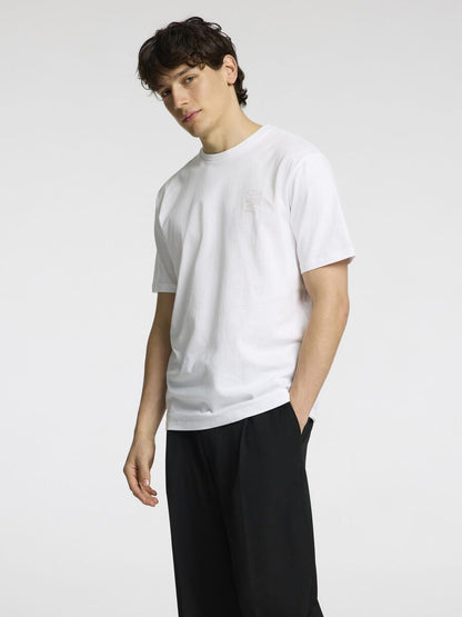 SELECTED HOMME Print T Shirt WHITE