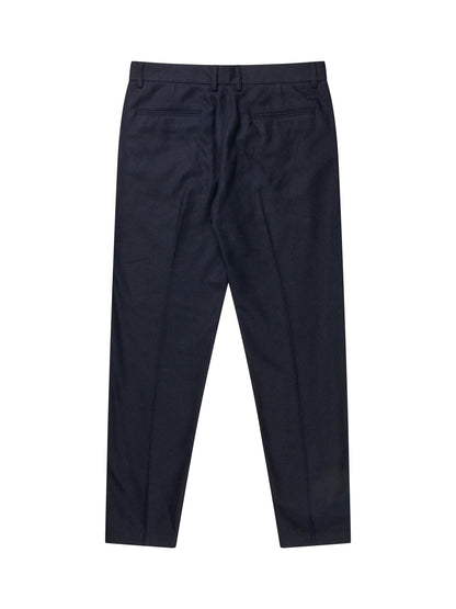 LES DEUX Como Reg Wool Suit Pants NAVY