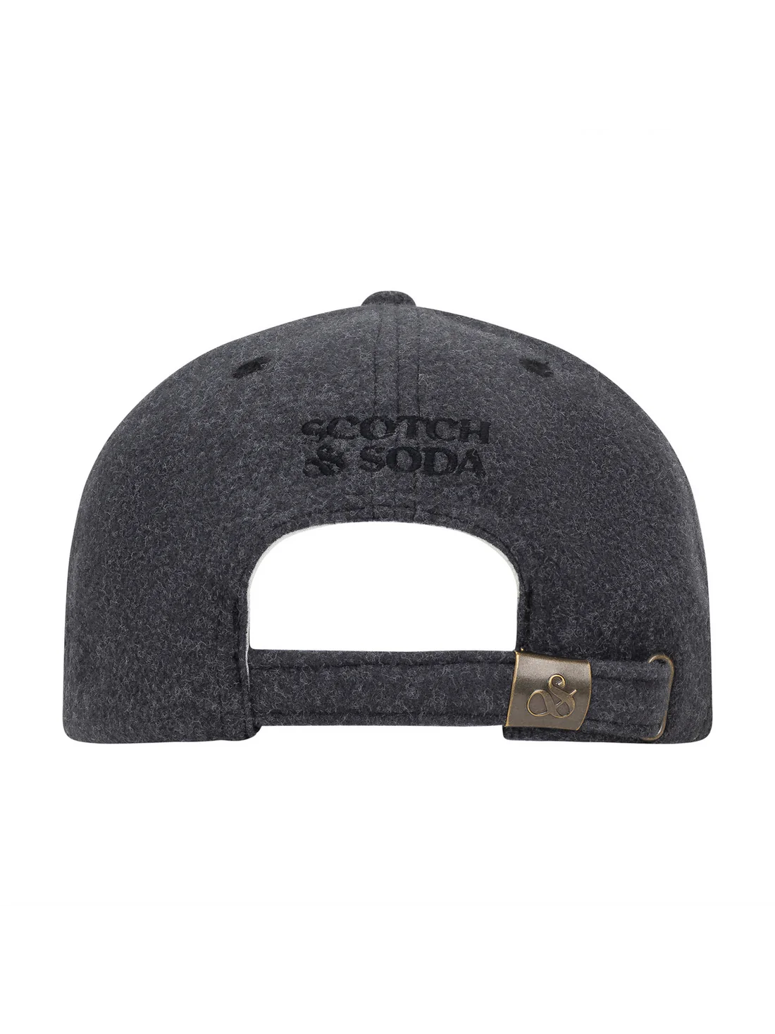 SCOTCH AND SODA WOOL ADJUSTABLE CAP GRAY