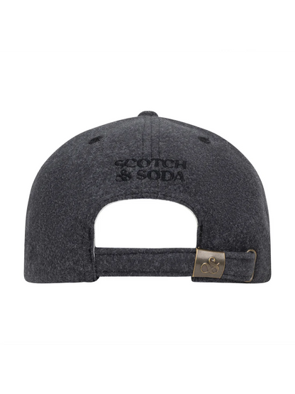 SCOTCH AND SODA WOOL ADJUSTABLE CAP GRAY