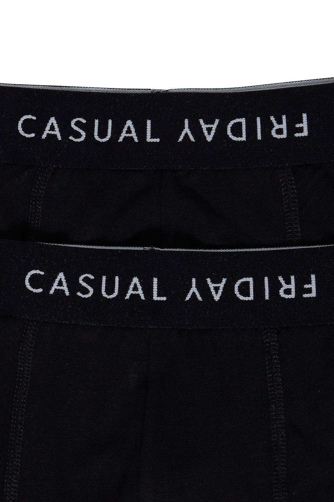 CASUAL FRIDAY 2PK BAMBOO UNDERWEAR BLACK