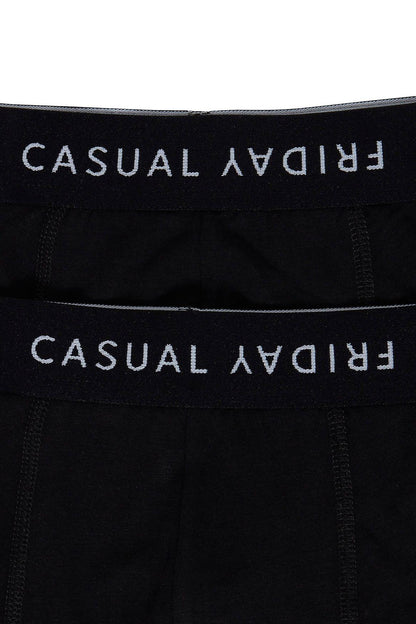 CASUAL FRIDAY 2PK BAMBOO UNDERWEAR BLACK