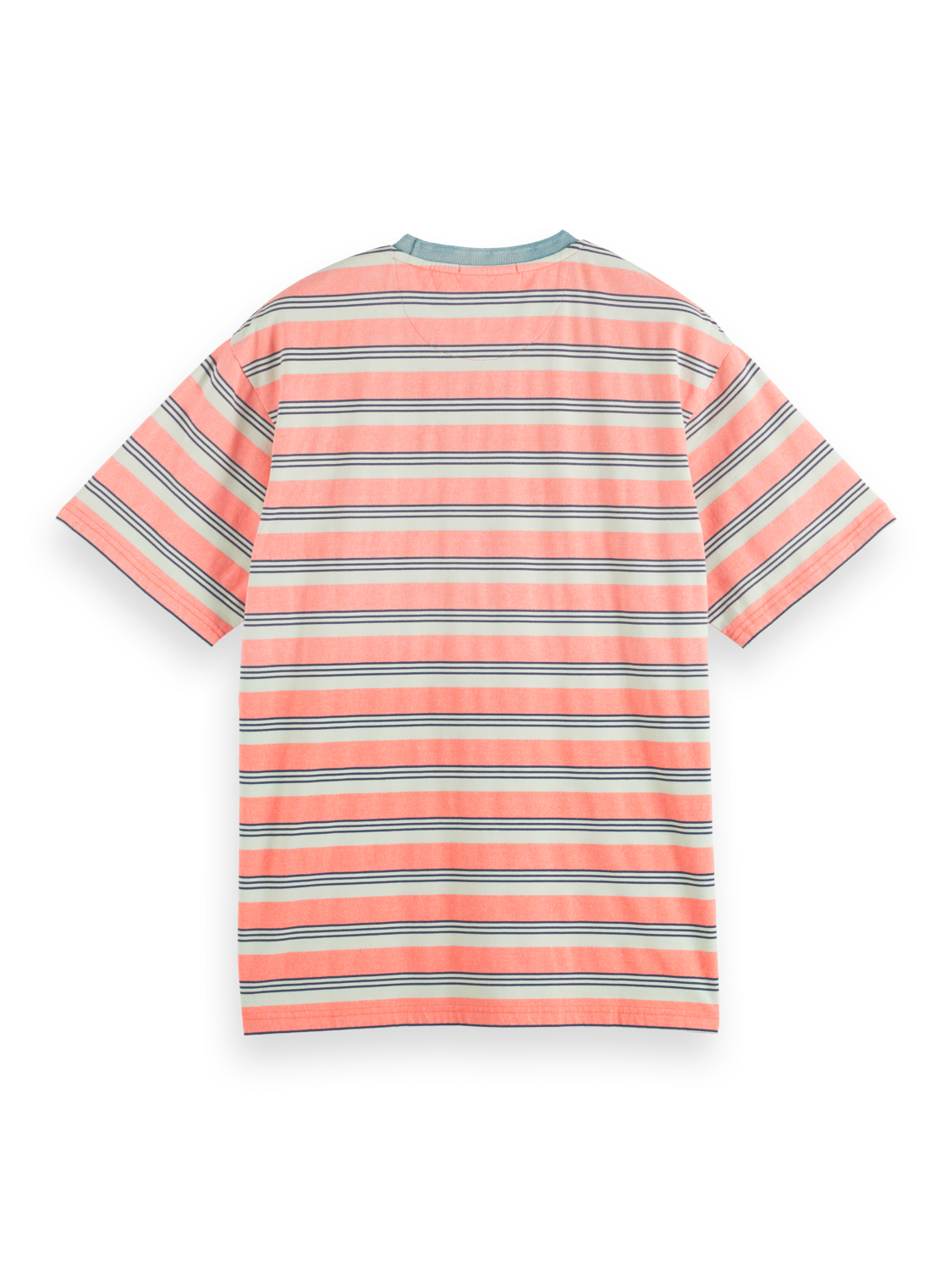 SCOTCH AND SODA T Shirt Stripe CORAL