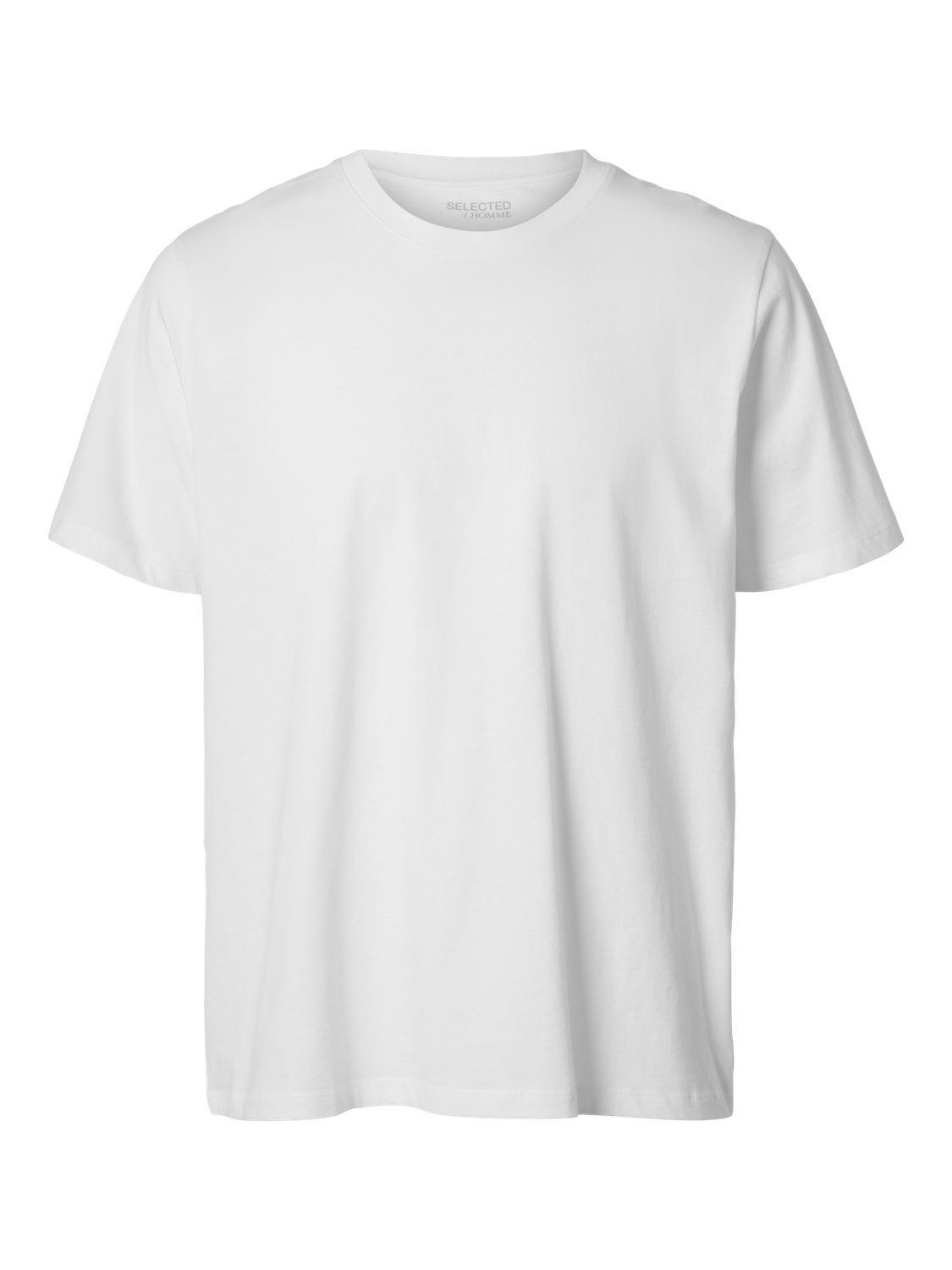 SELECTED HOMME Basic T-Shirt WHITE