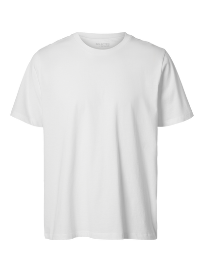 SELECTED HOMME Basic T-Shirt WHITE