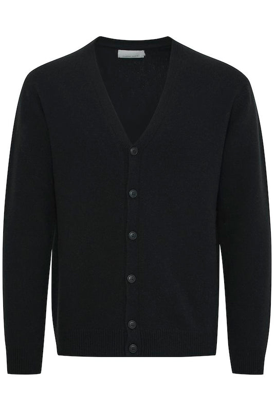 ITALIAN Lambswool Cardigan Dark NAVY