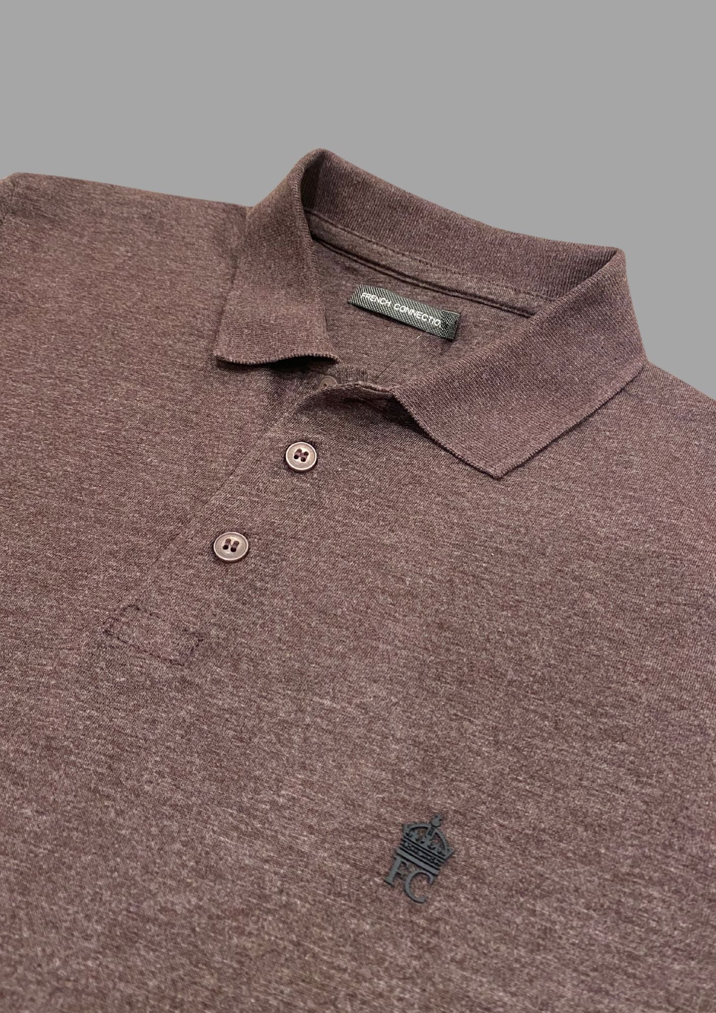 FRENCH CONNECTION Polo PLUM