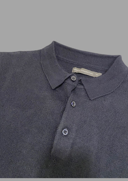 FRENCH CONNECTION LS Polo NAVY